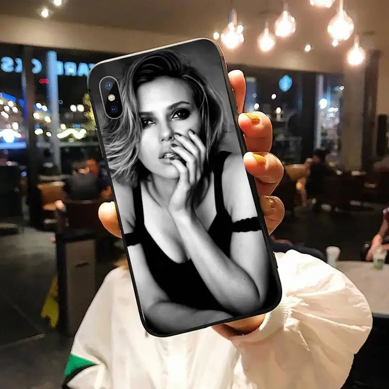 

Scarlett Johansson high quality Phone Case for iPhone 11 12 pro XS MAX 8 7 6 6S Plus X 5S SE 2020 XR