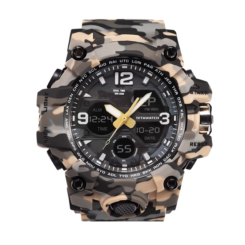 Часы DITAWATCH Мужские Цифровые роскошные стильные электронные спортивные