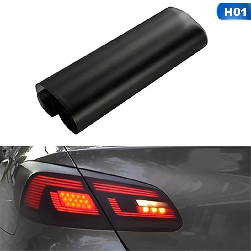 

30*100cm Car Light Headlight Taillight Matt Black Tint Vinyl Film Sticker Sheet Fog Light Rear Lamp Matt Smoke Film