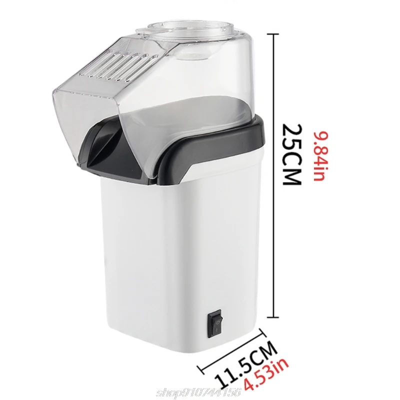 

1200W Electric Hot Air Popper Maker Automatic Mini Popcorn Machine Healthy Oil Free US/EU Plug F25 21 Dropshipping