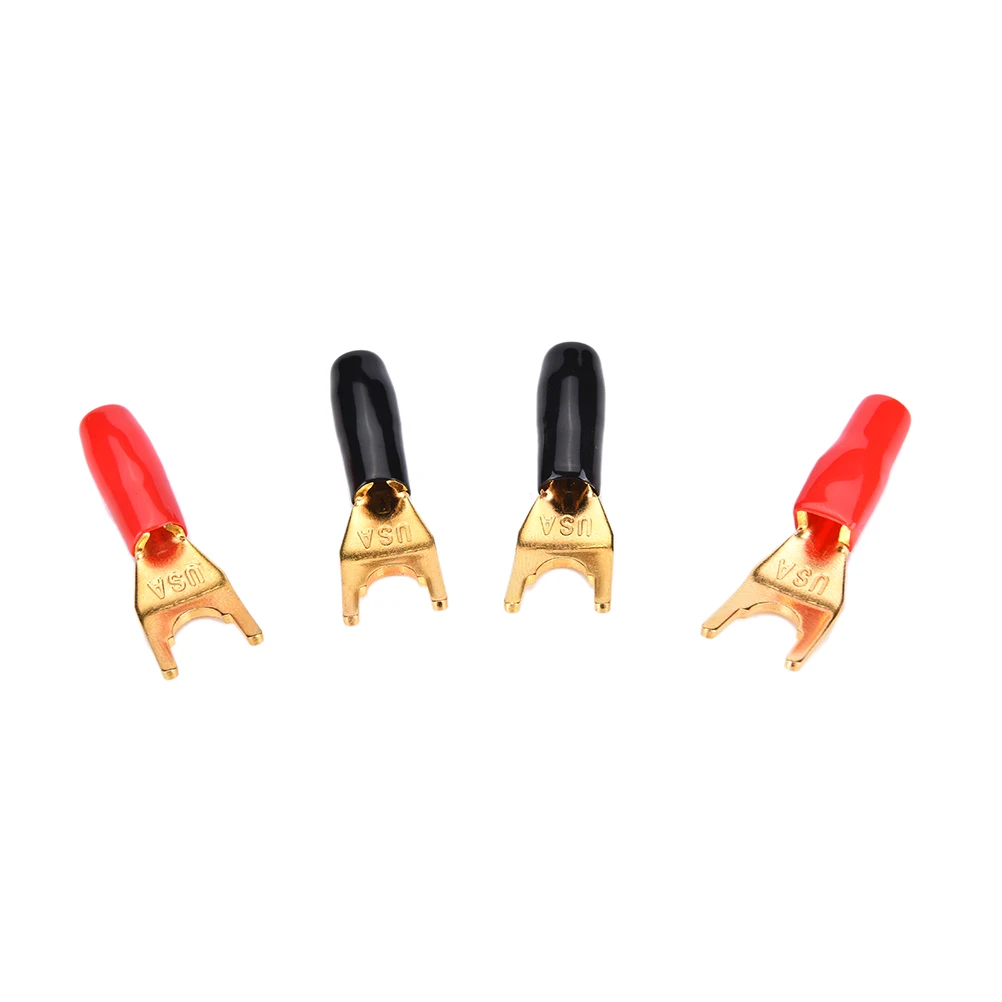 Адаптер AV аудио терминалы Разъемы для акустического кабеля мощность струи 4 шт.