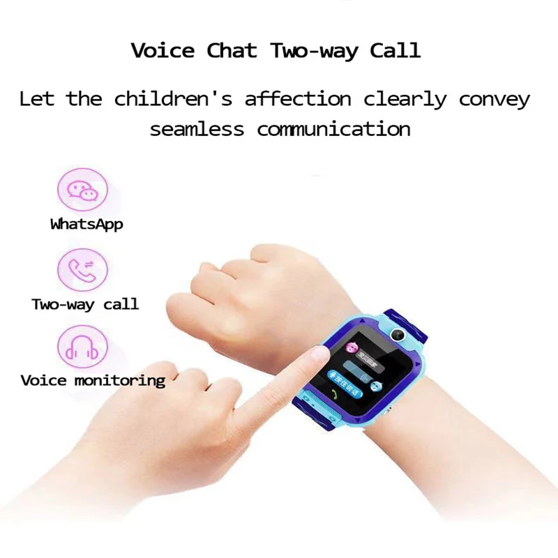 Смарт-часы Q12 детские водонепроницаемые IP67 с кнопкой SOS | Электроника