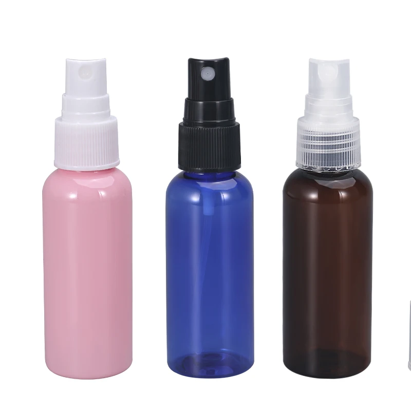 

Пустые компактные бутылки-распылители 50 мл, портативные бутылки для путешествий, многоразовый контейнер для хранения из ПЭТ, 10 шт.