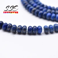 4x8mm natural stone beads lapis lazuli loose spacer beads for jewelry making diy charms bracelet necklace accessories 15 strand