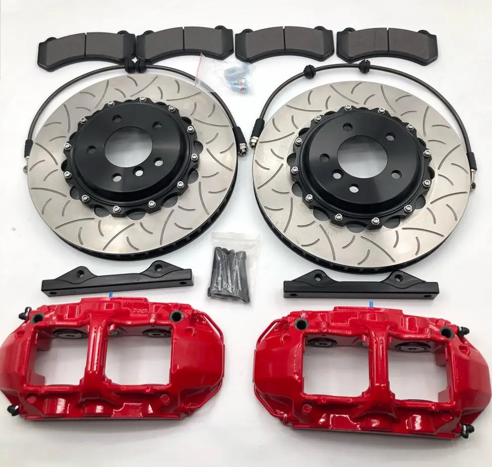 

Высокопроизводительные 6-точечные суппорты, ремонт красной тормозной системы GT6 для Infiniti fx35 2005, 18-дюймовые передние колеса с диском 355*32