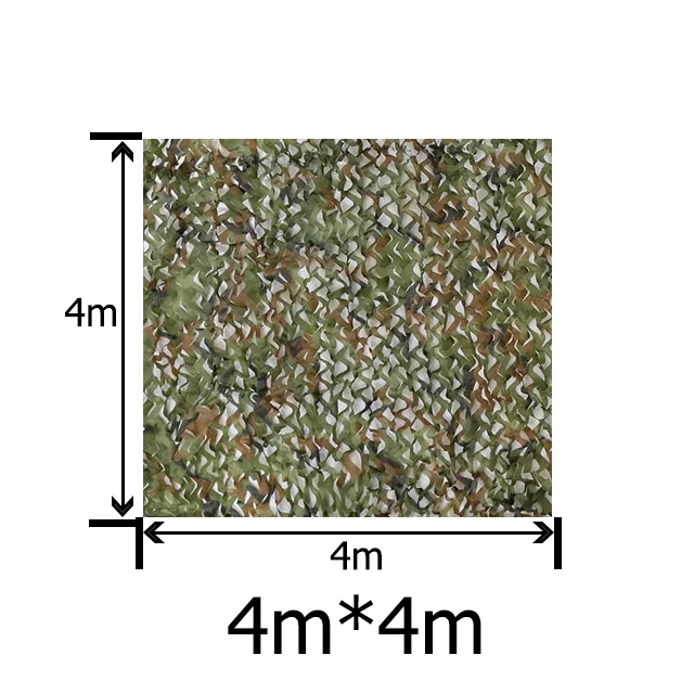 Военная камуфляжная сетка от 4x4 м до 4x6 для отдыха на природе навес солнца