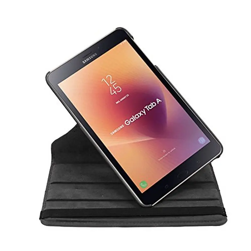 Чехол для Samsung Galaxy Tab A 8 0 2017 A2S T380 T385 флип чехол из искусственной кожи с вращением на
