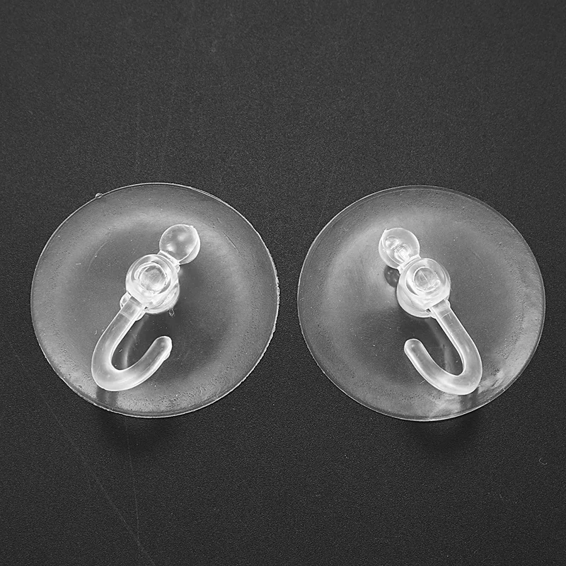 4 шт. 50 мм Диаметр дома ванной ПВХ синий прозрачный пластиковый присоска