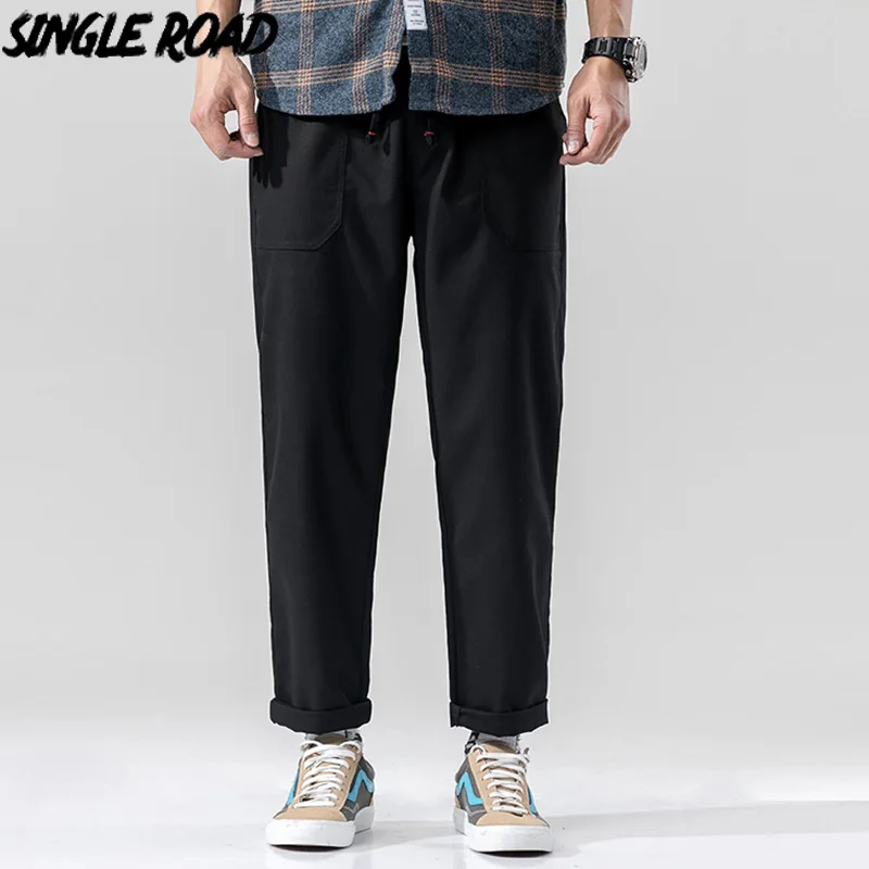 SingleRoad мужские спортивные штаны джоггеры Мужская мода 2020 черный хип хоп Японская