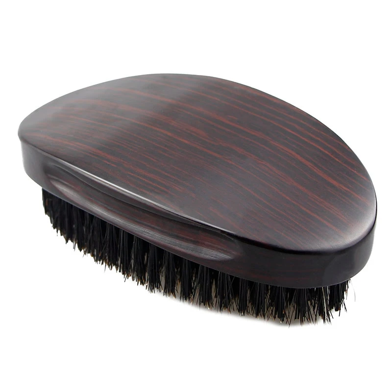 

Solid Wood Boar Shaving Brush Beard Massage Black Boar Bristle Hair Brush Curved Wooden Men Beard Mustache Brushes