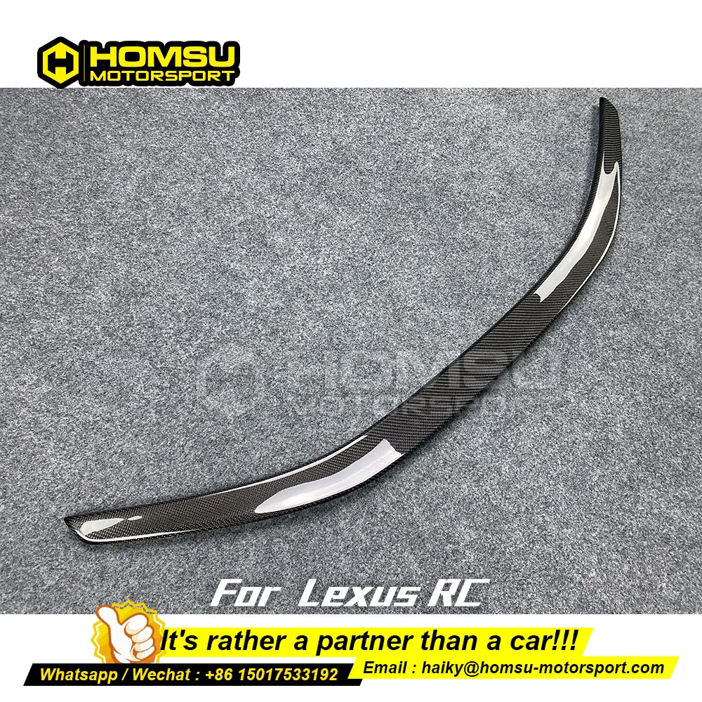 Задний спойлер из углеродного волокна для lexu s RC Автомобильный задний Стайлинг