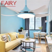 fairy led ceiling lamp with fan 3 colors with remote control modern fan lighting for rooms dining room bedroom living room