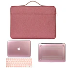 Чехол для ноутбука Apple Macbook Air 1311Macbook Pro 1315, жесткий чехол цвета розового золота, защитный чехол + сумка для ноутбука + чехол для клавиатуры