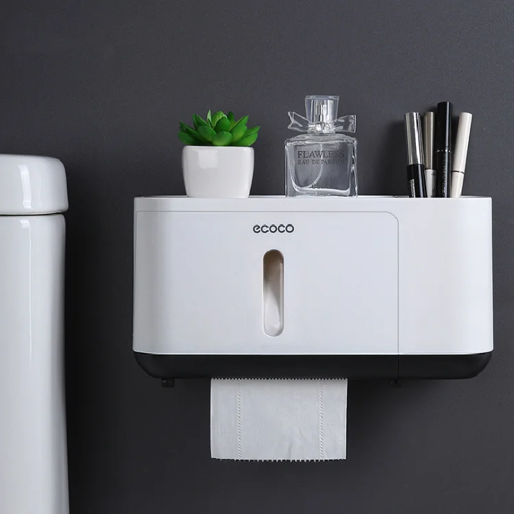 

Waterproof Bathroom Tissue Box Bathrom Shelf Toilet Paper Holder Waterproof Bathroom Roll Paper Storage Case Bathroom
