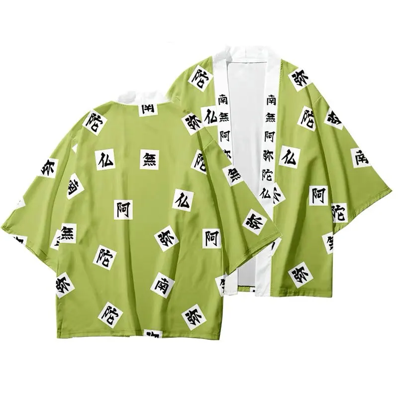 Demon Slayer Kimetsu no Yaiba 3D Printing Japanese Anime Kimono Haori Yukata Cosplay Women/Men Summer Casual Cool Streetwear