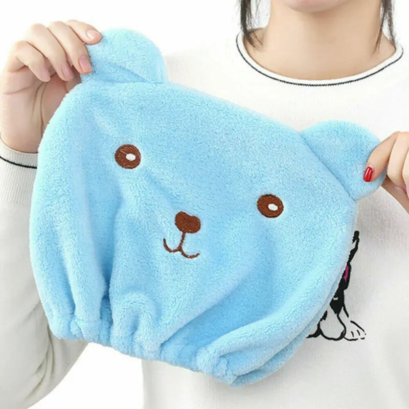 Большая быстросохнущая Магическая шапочка для душа тюрбан волос полотенце из