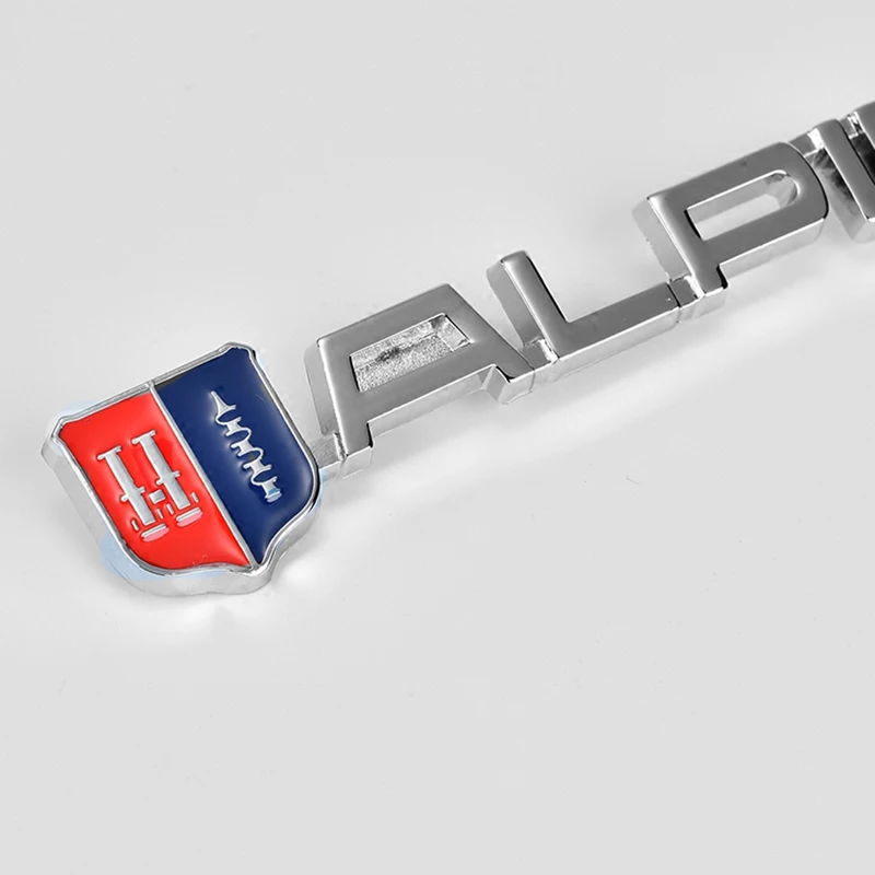 Металлическая Автомобильная 3D наклейка 1 шт. эмблема Альпина значок украшения