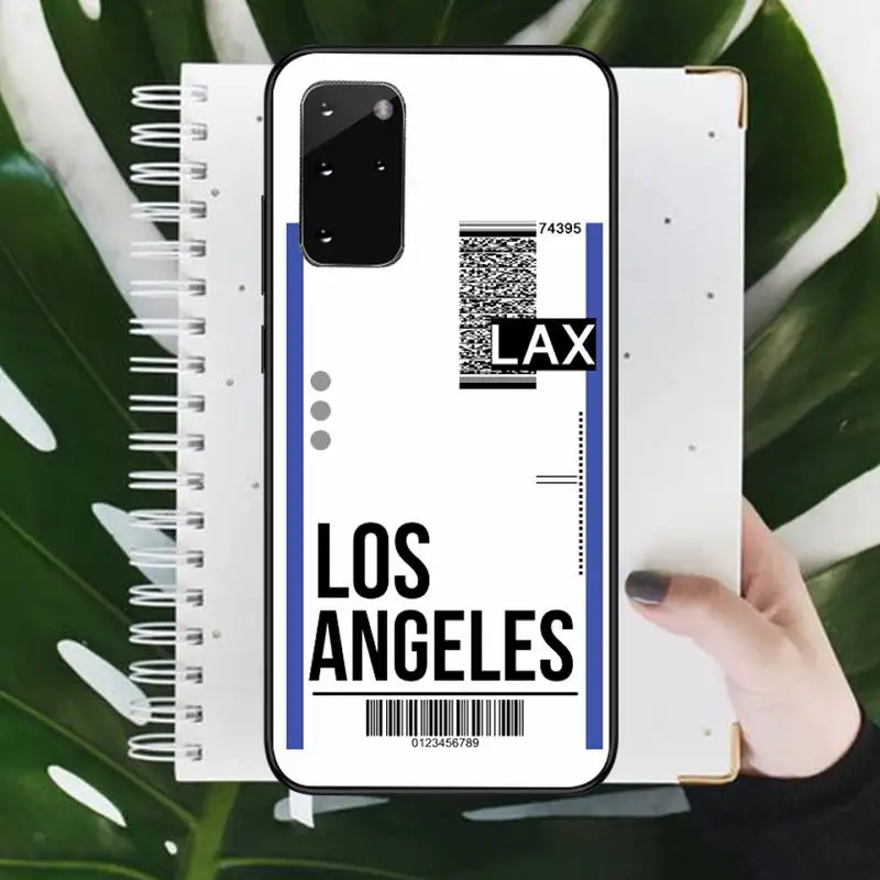 

Air ticket world travel Phone Case For Samsung galaxy S 9 10 20 A 10 21 30 31 40 50 51 71 s note 20 j 4 2018 plus