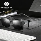 Поляризационные магнитные мужские солнцезащитные очки на застежке в стиле ретро, Оптические солнцезащитные очки по рецепту для мужчин, UV400, мужские Брендовые очки для вождения при близорукости