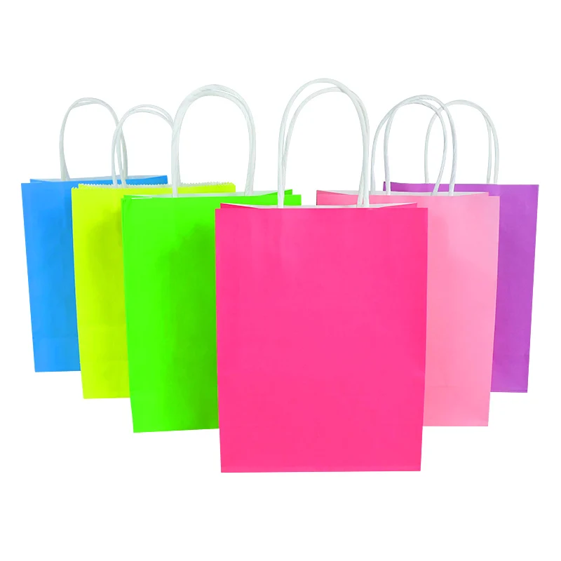 18 шт. бумажные пакеты белая подарочная упаковка для гостей свадебной вечеринки