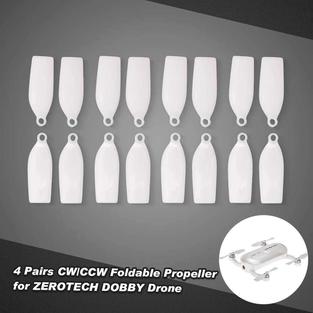 4 пары складной Пропеллер CW/CCW Для ZEROTECH DOBBY Карманный FPV RC Дрон Квадрокоптер