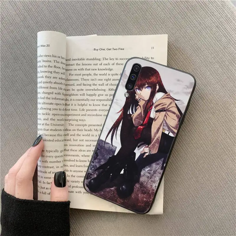 

Steins Gate japanese anime Phone Case For Samsung galaxy S 9 10 20 A 10 21 30 31 40 50 51 71 s note 20 j 4 2018 plus