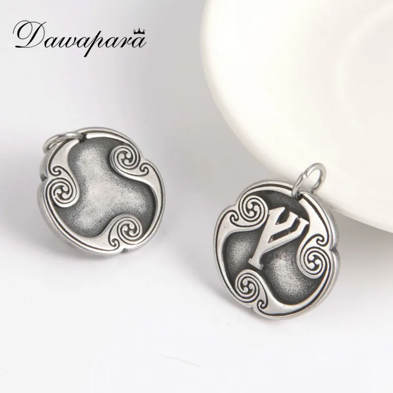 Фото Dawapara Vintage Runes DIY Charms for Necklace Bracelet Pendants Accessories Stainless Steel Jewelry |