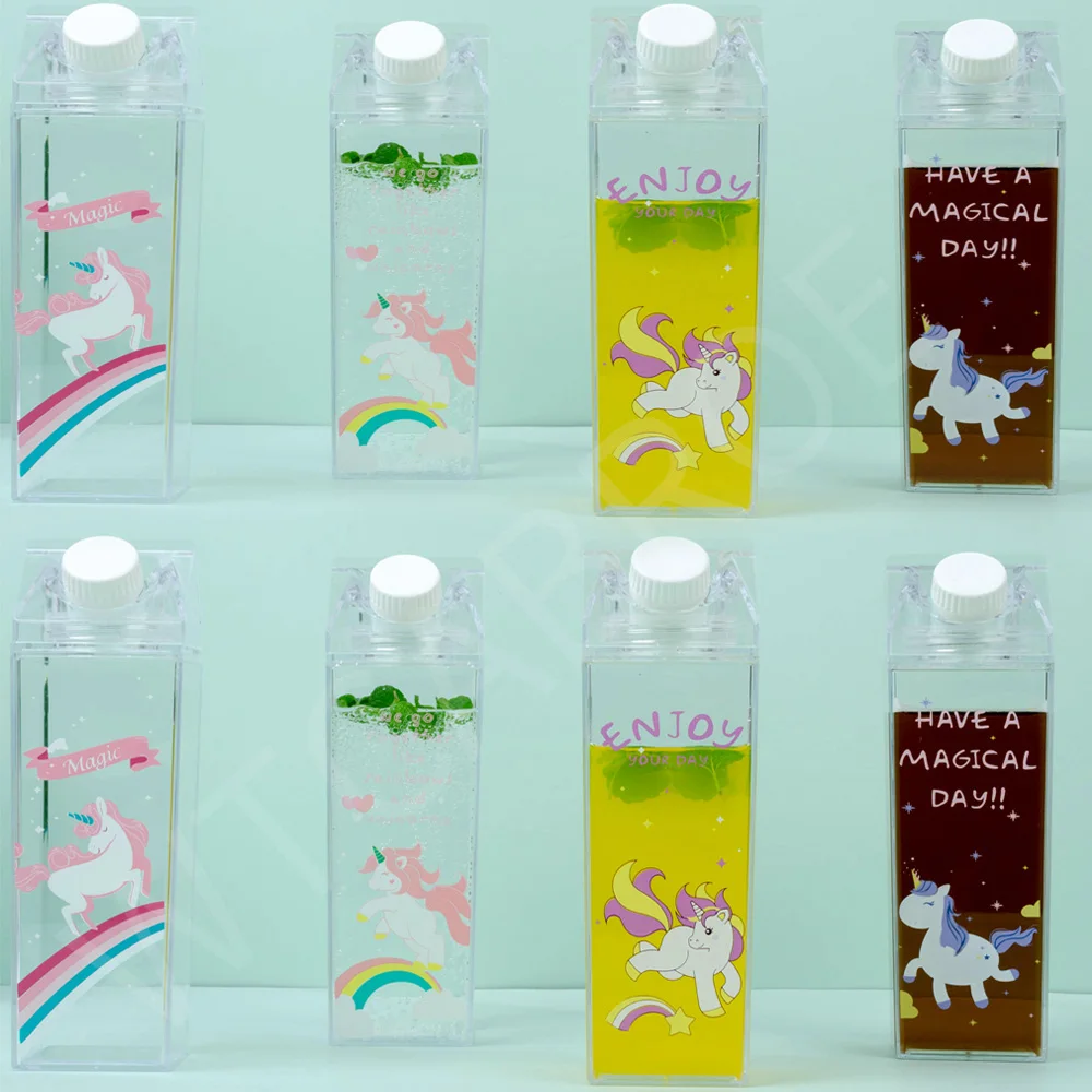 Бутылка для воды My lemon Unicorn Kwaii Kawaii титановые бутылки питательного питания | Дом и