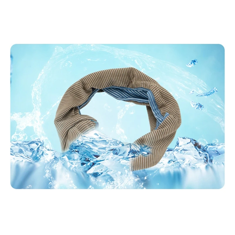 Охлаждающий шарф для собак дышащий ошейник мгновенного охлаждения технология