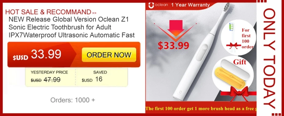 Глобальная версия Oclean X sonic электрическая зубная щетка 8 шт головок Водонепроницаемая ультра звуковая Быстрая зарядка цветной экран зубная щетка