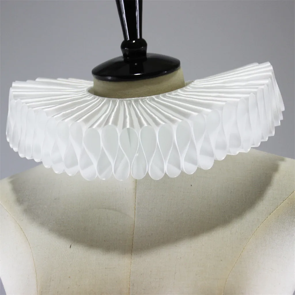 Женский многослойный ошейник из тюля воротник обманка с оборками чокер #40| |