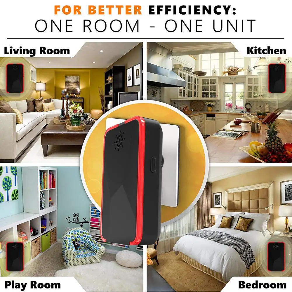 Ультразвуковые Отпугиватели вредителей репелленты для крыс мышей тараканов