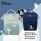 Сумка Disney для детских подгузников, милый рюкзак для ухода за детьми с Минни и Микки Маусом, большой ранец для мам, сумка для подгузников