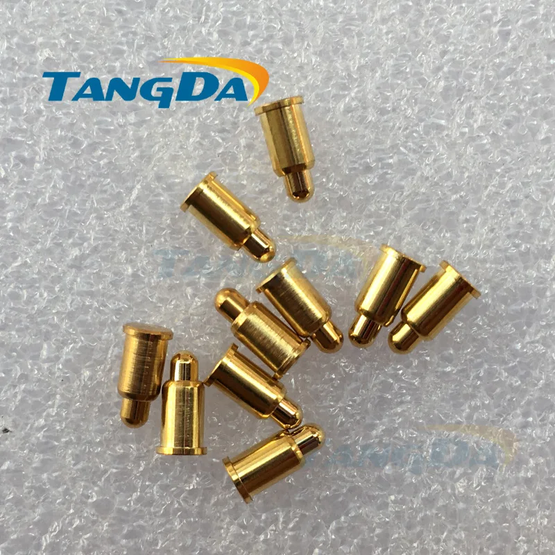 Тангда пружинная игла наперсток тока иглы Позолоченный разъем питания D 3 5*7 2 хмм