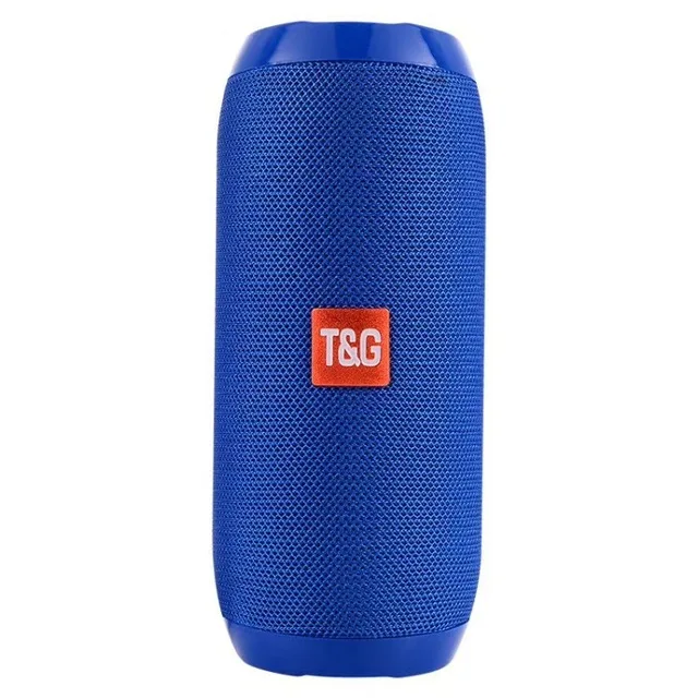 TG117 Bluetooth открытый динамик водонепроницаемый портативный беспроводной Колонка громкий динамик коробка Поддержка TF карта FM радио Aux вход бумбокс - Цвет: Синий