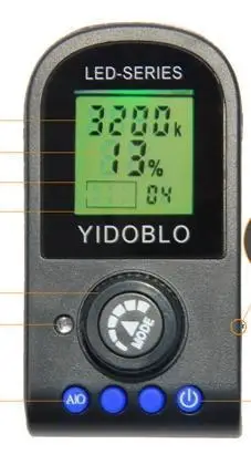 

Yidoblo Pink FE-480II Photo Studio Ring Light LED Video Light Lamp LCD Screen Display RC Photographic Lighting 96W 5500K