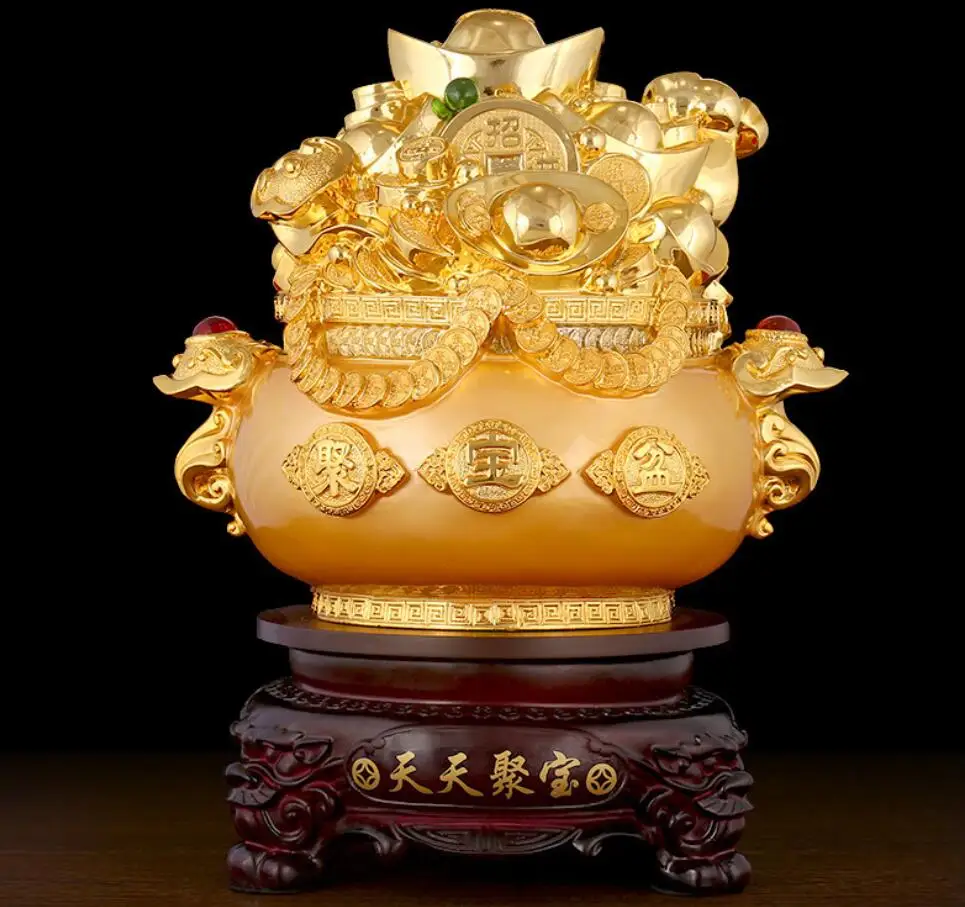 

Золотые слиток Кладоискатель Корона мебели Co., LTD. Открытие магазина новоселье новые подарки для домашнего искусства и ремесла