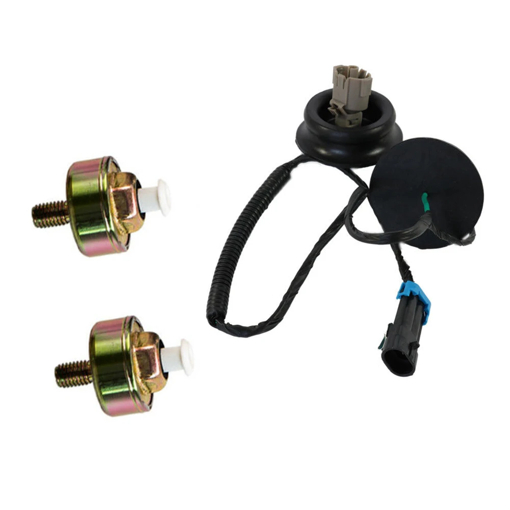 2 стук соединитель Датчик детонации с проводом жгут пара комплект для Chevy Silverado 1500