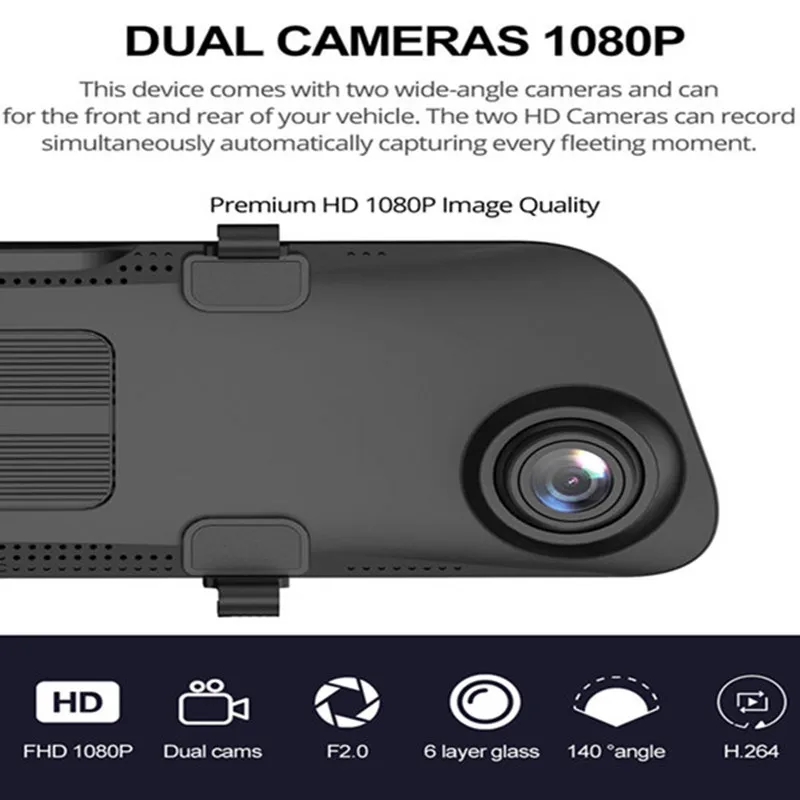 $109.44 4G Dash Cam 12 Inch Car Rearview Mirror ADAS Android 8.1 FHD Auto Recorder GPS Navigation Dash Camera Rear View Mirror Car DVR