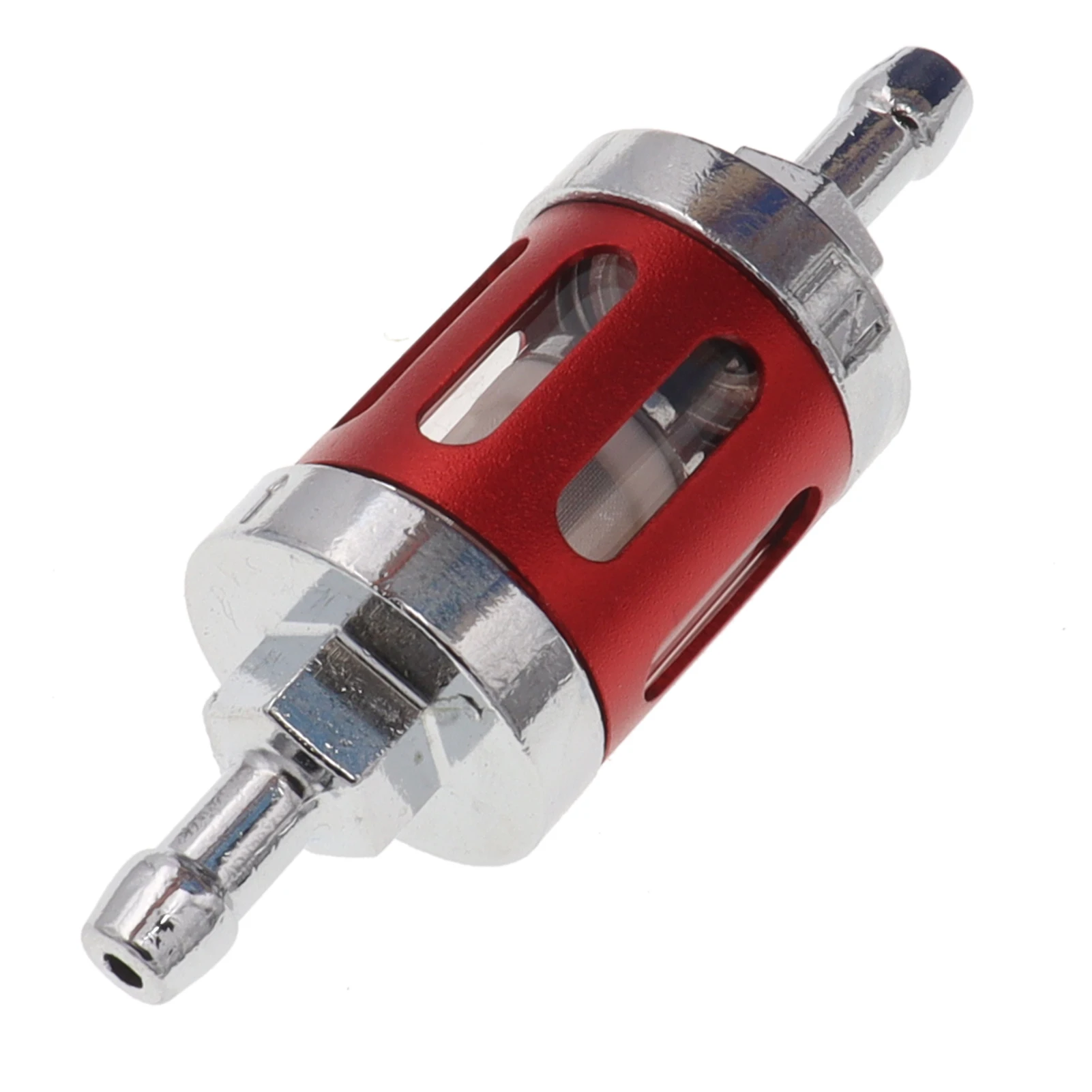 Большой алюминиевый топливный фильтр для бензинового масла 1/4 дюйма встроенный