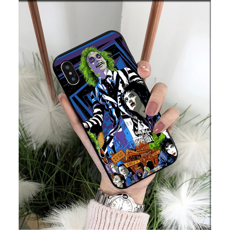 Мягкий силиконовый чехол Yinuoda Beetlejuice из ТПУ для iPhone 6S 6plus 7 7plus 8 8Plus X Xs MAX 5 5S XR 11 11pro