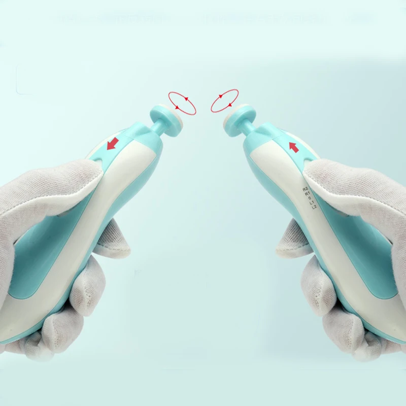 Детский Электрический триммер для ногтей Безопасный инструмент ухода за ногтями