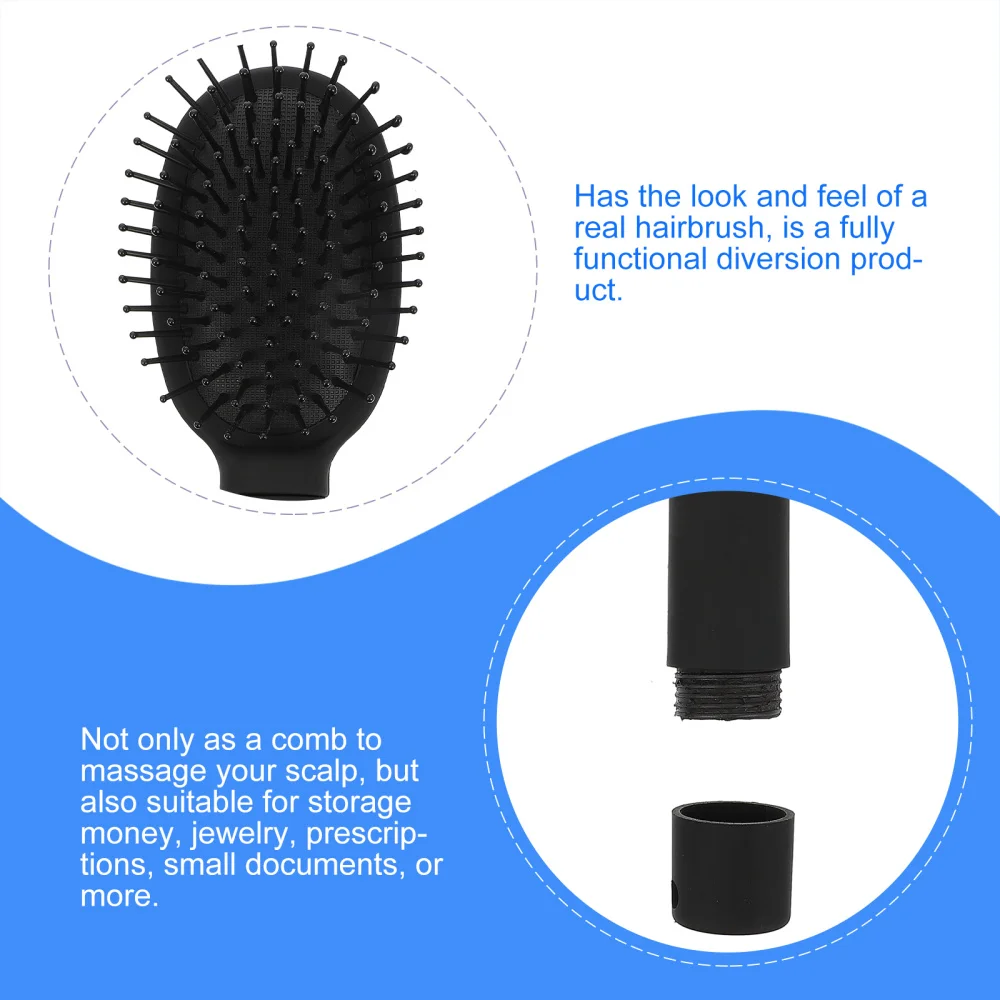 Щетка для волос безопасный Сейф денег ювелирных изделий хранения секретная