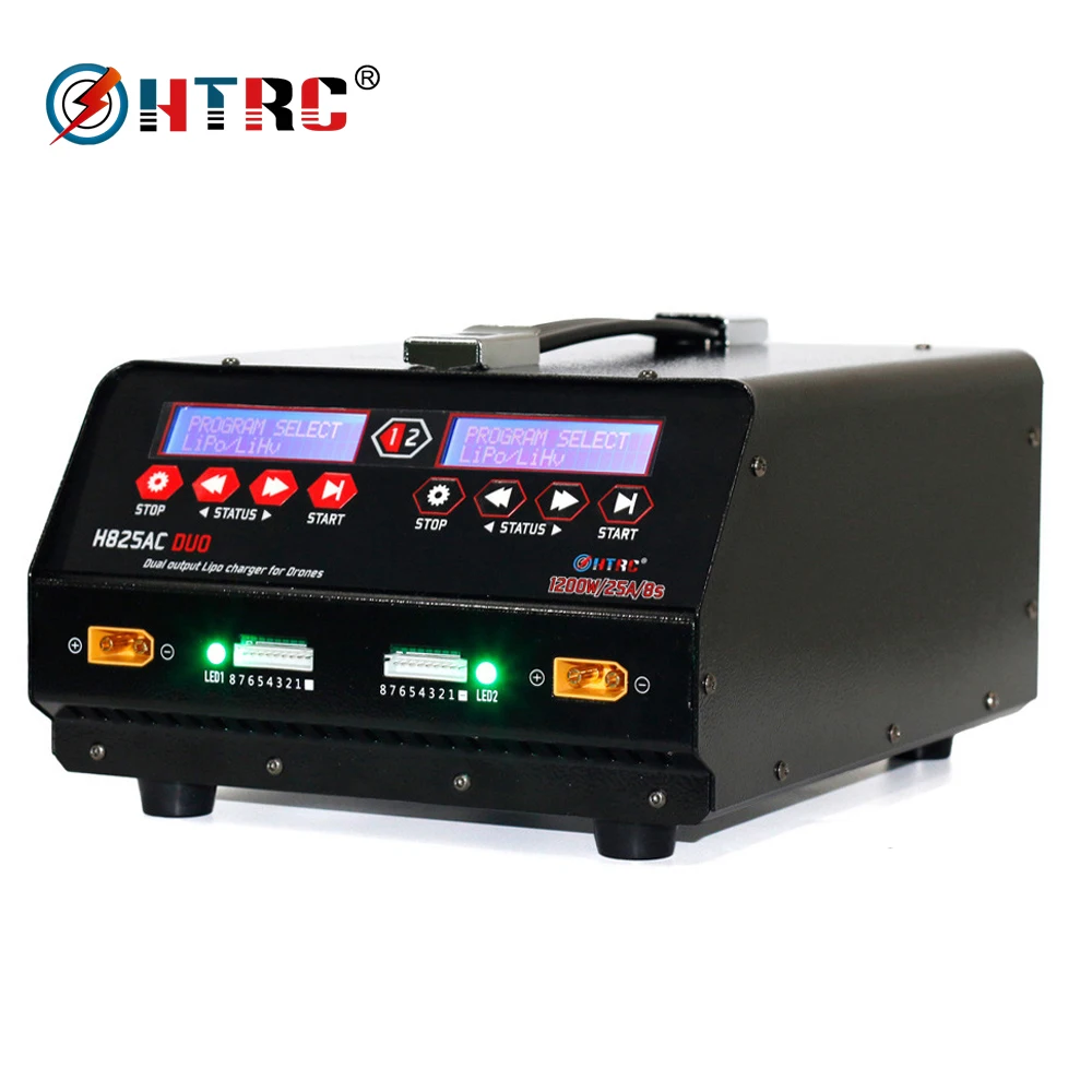 HTRC баланс зарядное устройство 1-8s Lipo/Lihv 1200 Вт H825AC DUO 25A двойной порт для UVA