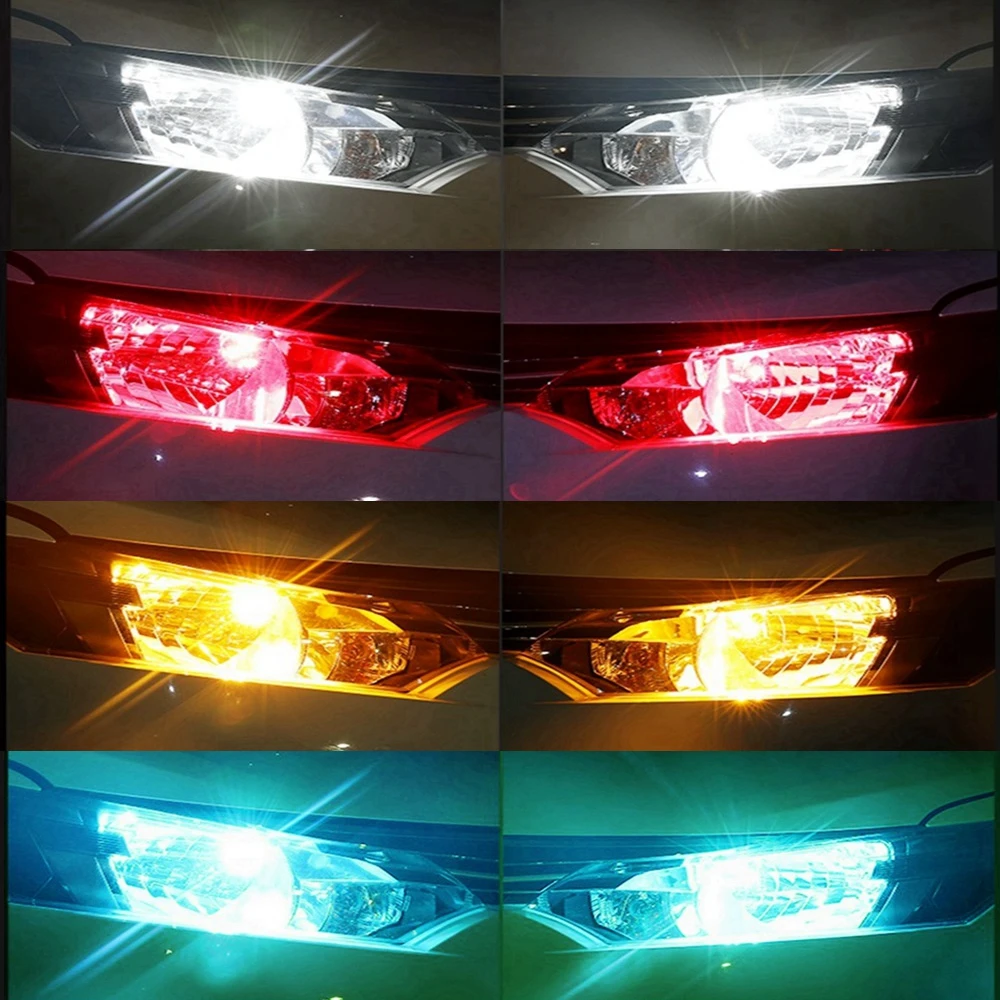 

10Pcs T10 2825 W5W WY5W Super Bright LED Canbus No Error Car Interior Reading Dome Lights Auto Parking Lamp Wedge Tail Side Bulb