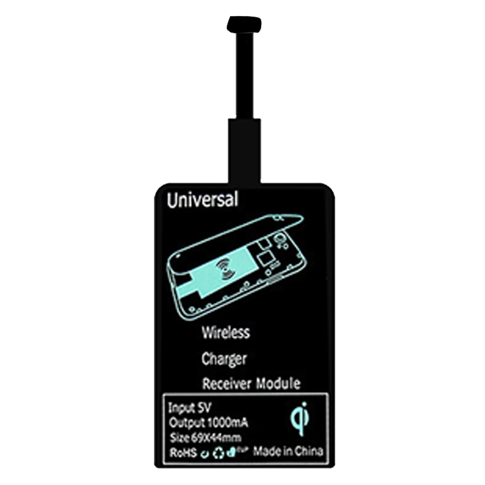 Тип C Qi портативный универсальный коврик Мобильный телефон Micro USB умный адаптер