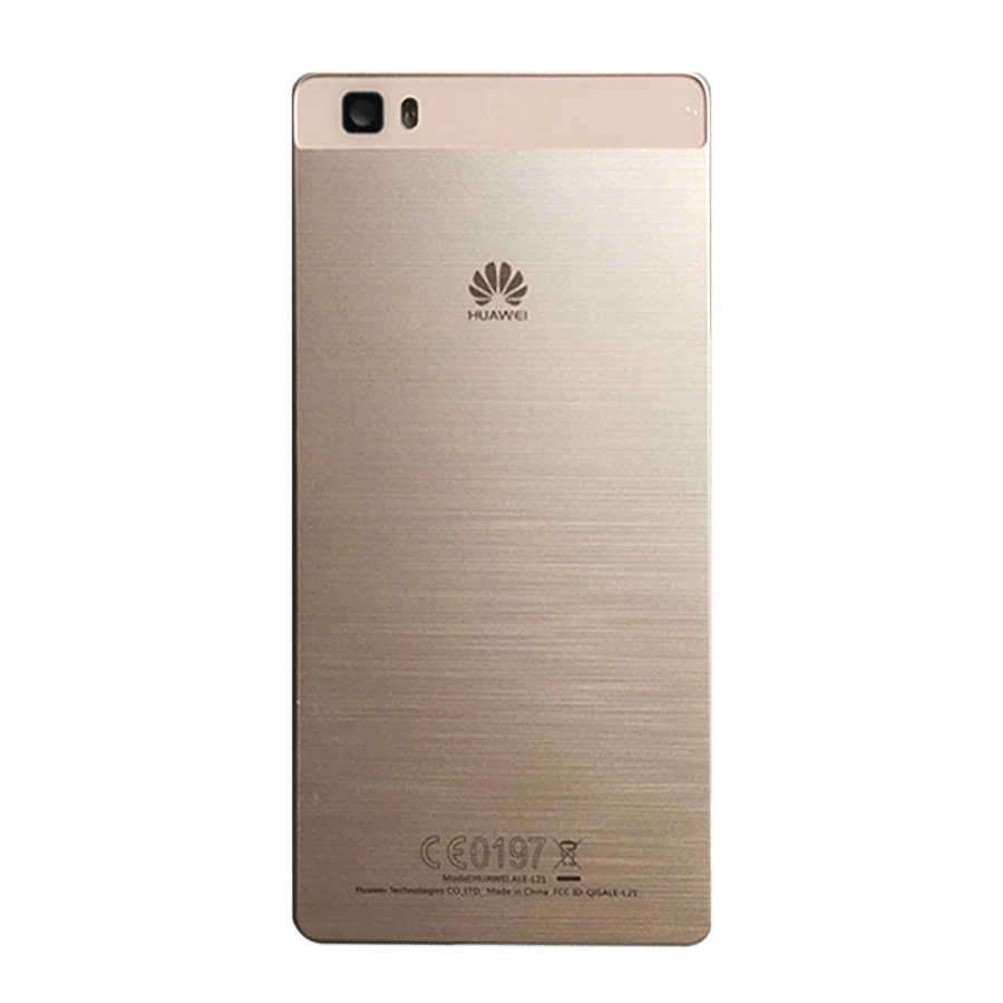 Gold P8lite задний корпус чехол для huawei P8 lite батарея задняя крышка Дверь задняя крышка Замена - Цвет: Gold
