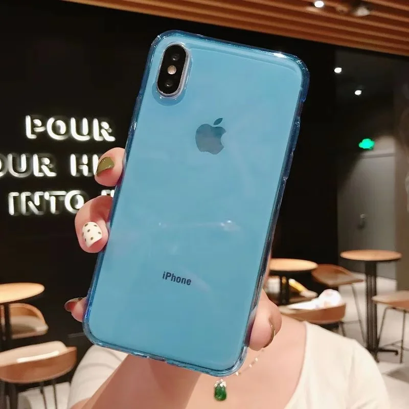 Модный Блестящий противоударный чехол с рамкой для iPhone 8 7 6 6S Plus X XR XS Max 11 Pro
