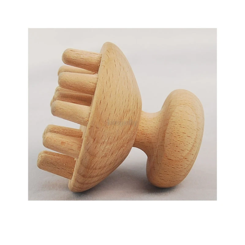 Массажная палка для йоги массажер тела живота спины талии шеи ног деревянный