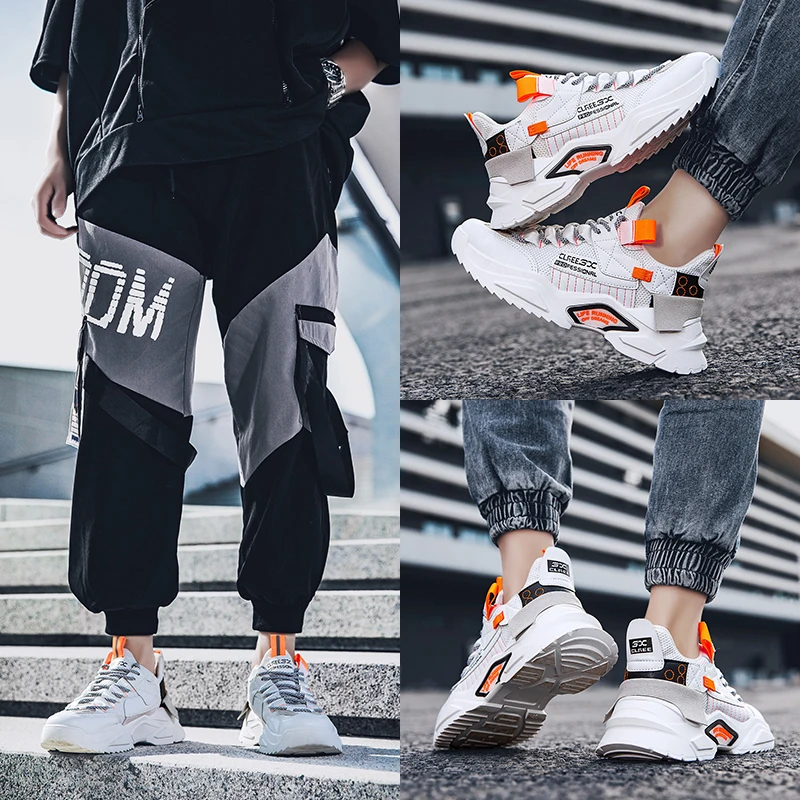 

casual Mens leisure sale hot slip sport sneakers mens causal shoes 2020 Shoes s man Casual shoe on hombre solid Sneaker black